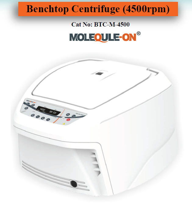 Benchtop Centrifuge (4500 rpm)