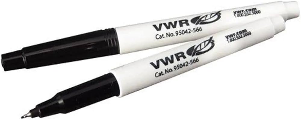 LABORATORY MARKING PENCILS, BLACK COLOR 12/Case VWR (631-1136)