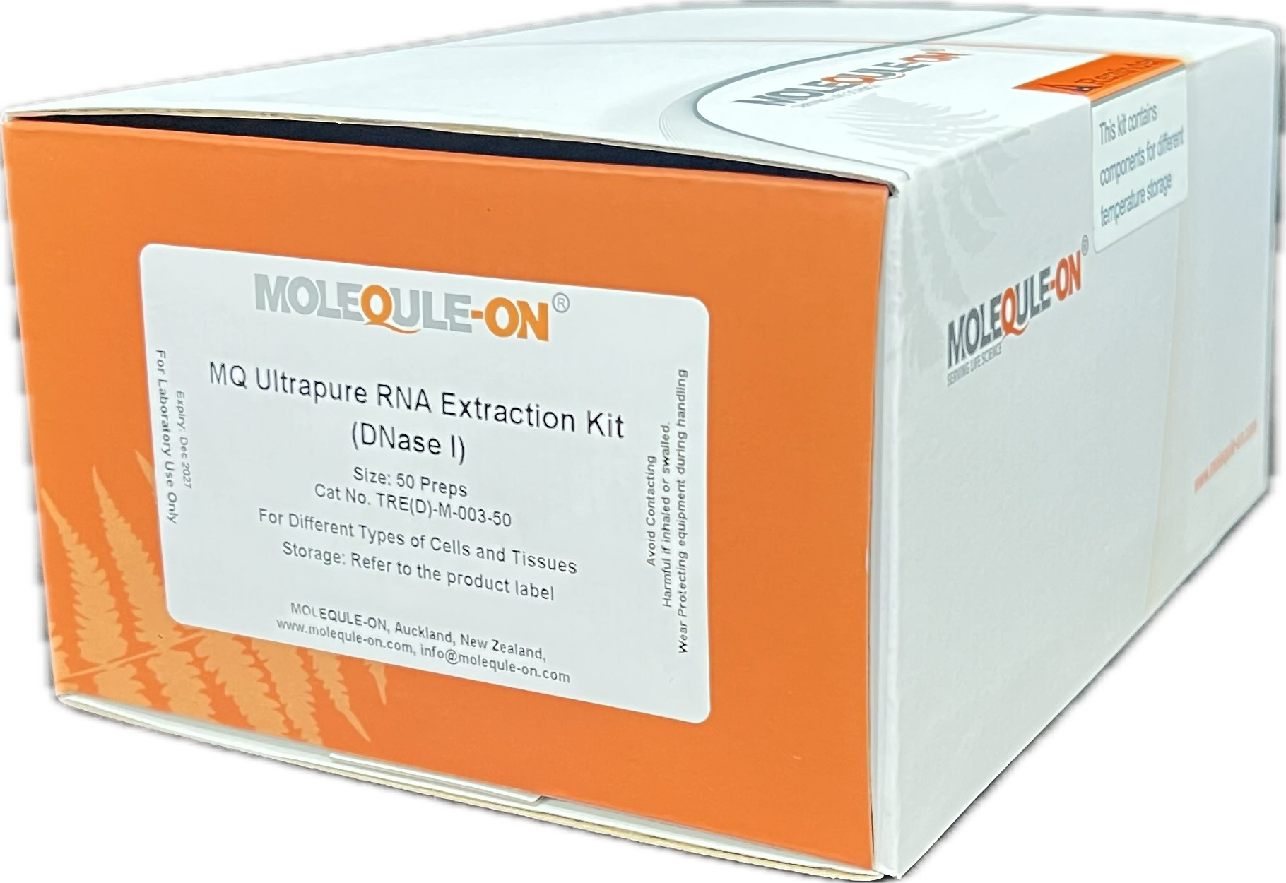 MQ Ultrapure RNA Extraction Kit from Cells and Tissue (with DNase I and RNase Inhibitor) MOLEQULE-ON